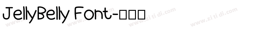 JellyBelly Font字体转换